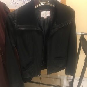 Faux Leather Jacket